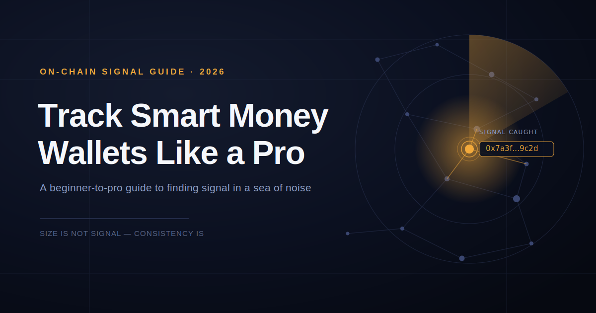 Read more about the article How to Track Smart Money Wallets Like a Pro (2026 Beginner’s Guide)